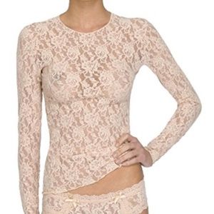 3/$16 Hanky Panky Lace Long Sleeve